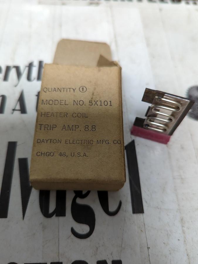 DAYTON ELECTRIC,5X101,HEATER COIL TRIP AMP 8.8 LOT OF 14 NOS
