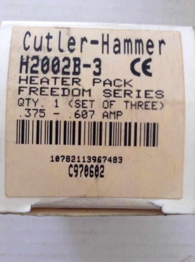 Cutler-Hammer,H2002B-3,Heater pack LOT OF 4
