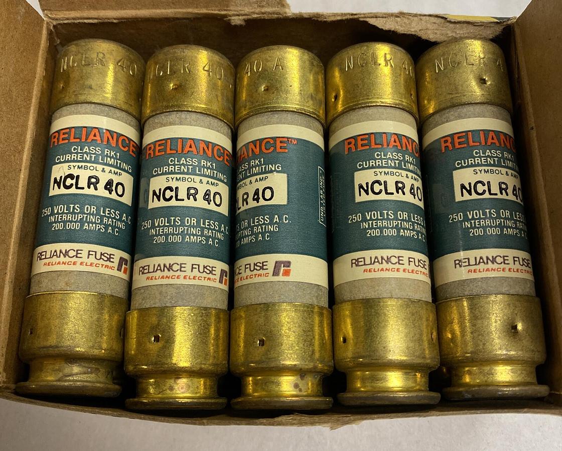 Reliance,NCLR 40,Fuse Lot OF 10 NOS