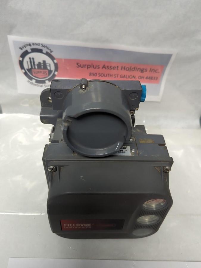 Used FISHER,DVC6010,FIELDVUE ELECTRO-PNEUMATIC VALVE POSITIONER PRE-OWNED