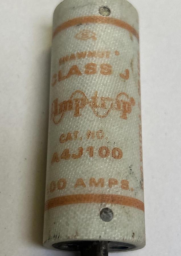 Used GOULD SHAWMUT,A4J100,FUSE 100A 600V