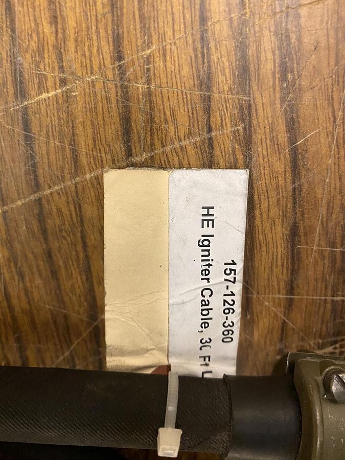 CONTROL SYSTEMS,157-126-360,HE IGNITER CABLE 30FT