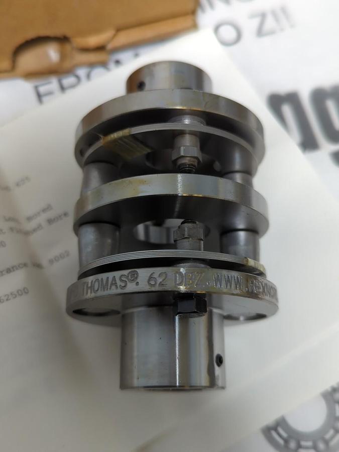 REXNORD,91040703,62DBZ-B-0.625-0.625 COUPLING 0.625 IN BORE 3/16 INX3/32 IN KW