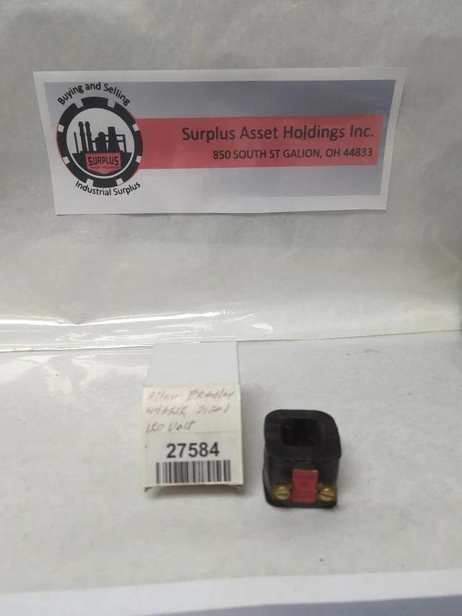 Used ALLEN-BRADLEY,44A212,COIL 120V SIZE 1 PRE-OWNED