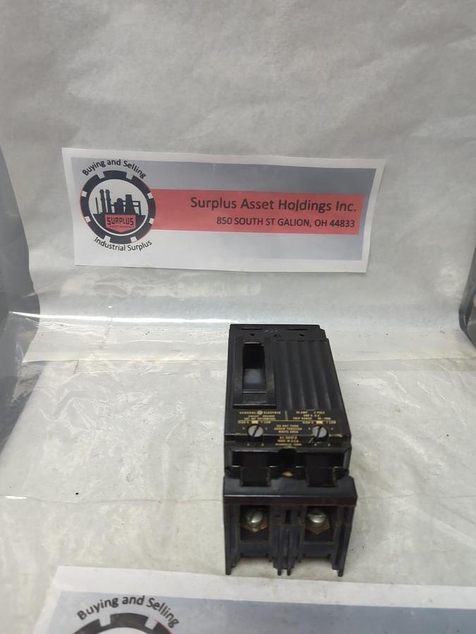 Used GE,TEF126M1025,CIRCUIT BREAKER 2-POLE 25 AMP PRE-OWNED PRE-OWNED