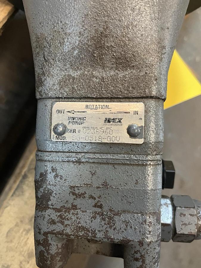 Used VIKING,SG-0518-GOV,GEAR PUMP BALDOR CL3501 1/3HP 115/230V 1725RPM 56C 1PH