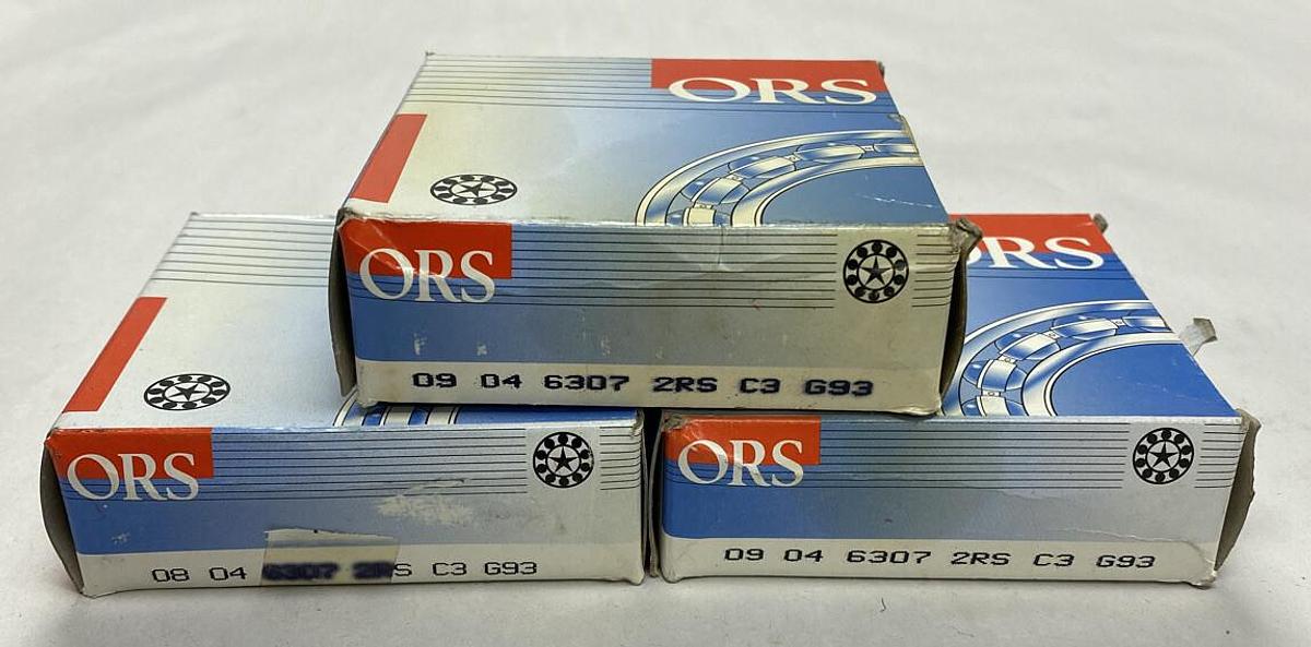 Used ORS,09-04-6307-2RS-C3-G93,Bearing Lot 3