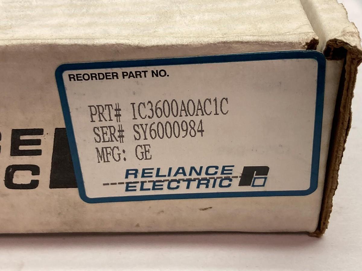 Used General Electric,IC3600A0AC1C,Operational Amplifier