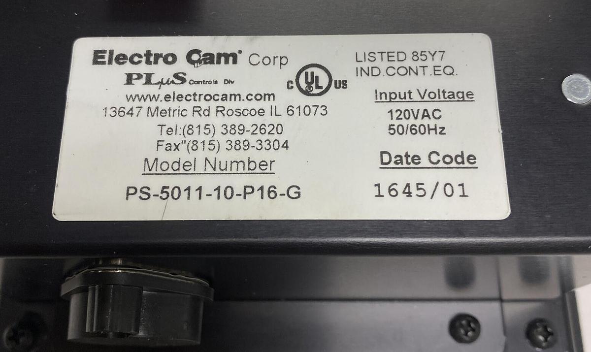 ELECTRO CAM,PS-5011-10-P16-G,PLUS 5000 SERIES PROGRAMMABLE LIMIT SWITCH NEW