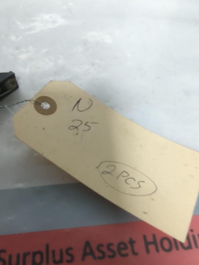 Used ALLEN BRADLEY,N25,THERMAL OVERLOAD HEATER ELEMENT LOT OF 2 PRE-OWNED