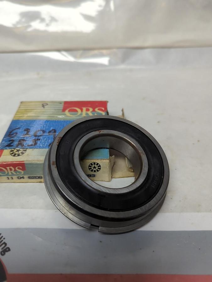 ORS,6208 2RS,RUBBER SEALED BEARING WITH SNAP RING NOS