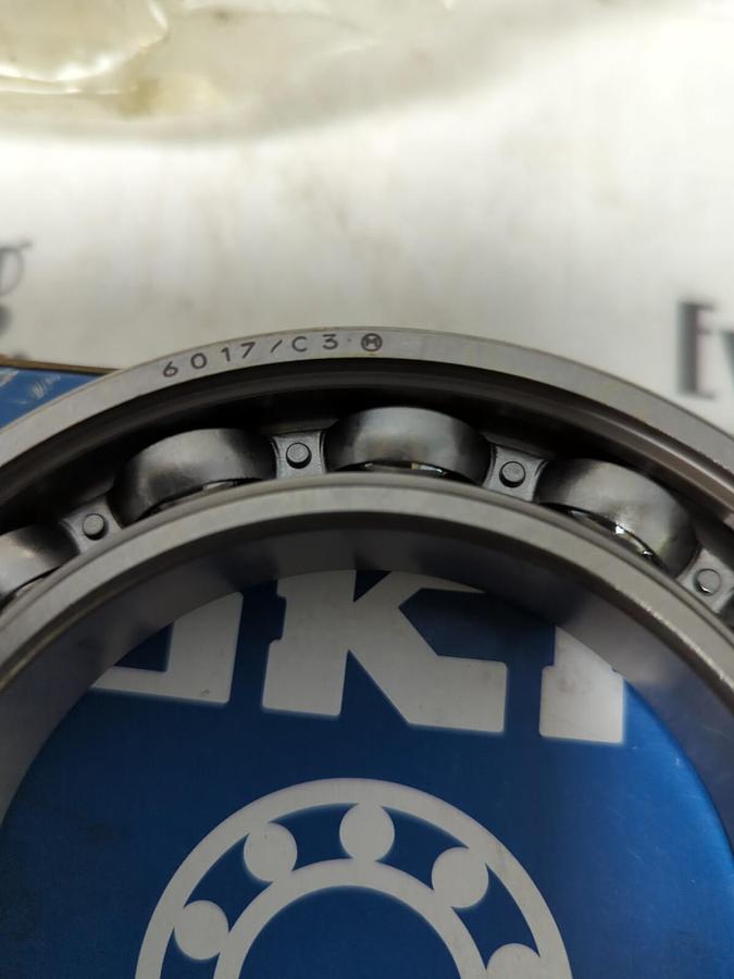 SKF,6017,JEM BALL BEARING 85MM BORE