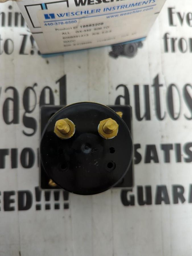 WESCHLER,19563209 ALL GX-332 SIM TO: 606B591A13 R/S: 5-0-5,PANEL METER NOS