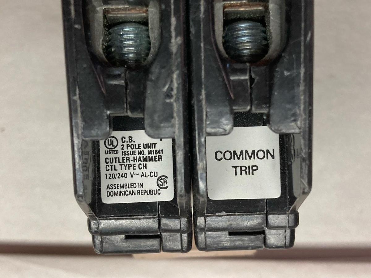 Used Cutler-Hammer,M1541 Type CH,2-Pole Circuit Breaker 120/240V