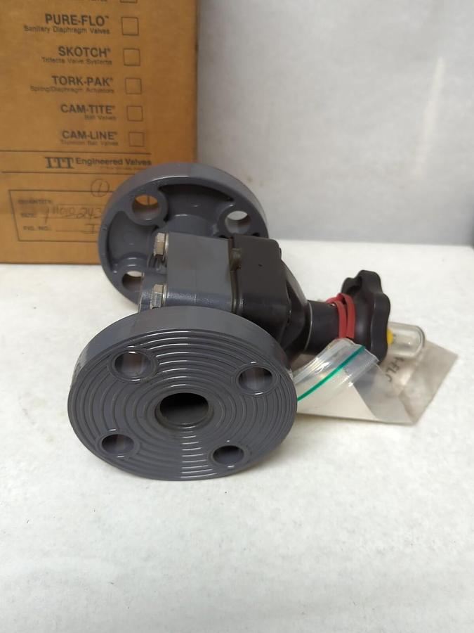 ITT,010-2436-923-00M,DIA-FLO 1 INCH DIAPHRAGM VALVE NOS