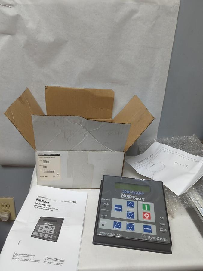 LITTELFUSE,RM2000,MOTORSAVER THREE PHASE ELECTRONIC MOTOR PROTECTOR NOS