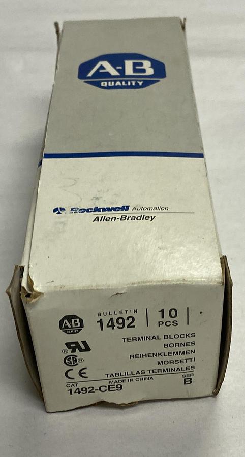 Allen-Bradley,1492-CE9,Series B Terminal Block Lot of 10 NOS