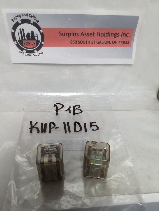 Used POTTER & BRUMFIELD,KUP-11D15,RELAY LOT OF 2 PRE-OWNED
