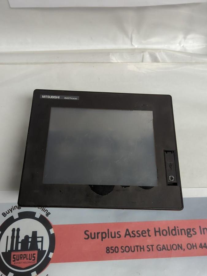 Used MITSUBISHI,GT1455-QTBD,GRAPHIC OPERATIONAL TERMINAL TOUCHSCREEN PRE-OWNED