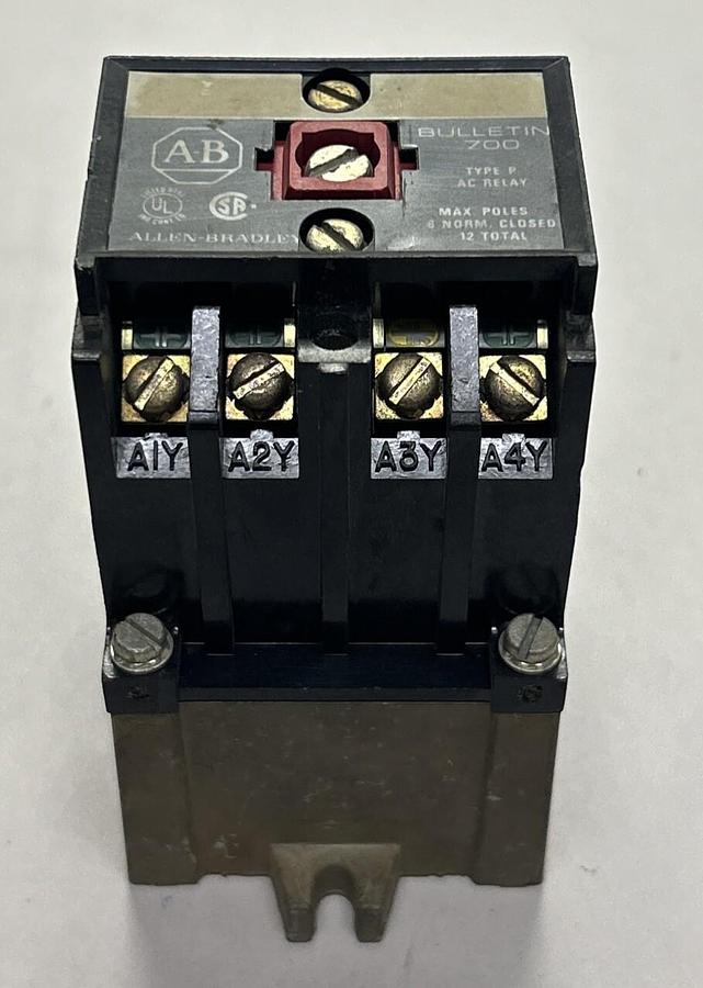Used ALLEN BRADLEY,700-P400A1,CONTACT CONTROL RELAY