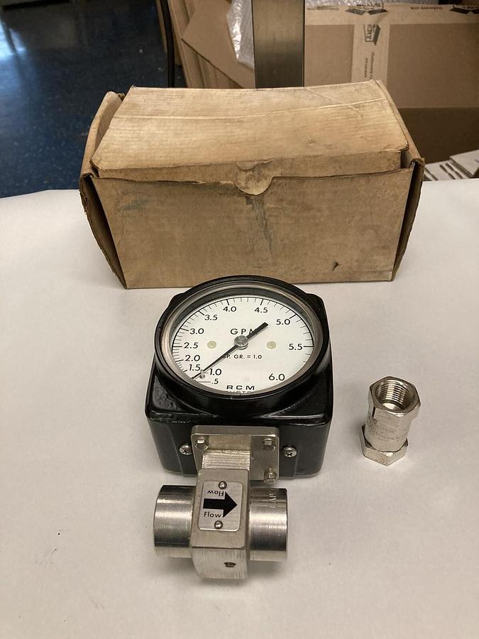 RCM Industries,3/4 Inch-73-R-6-A,Flow Gauge
