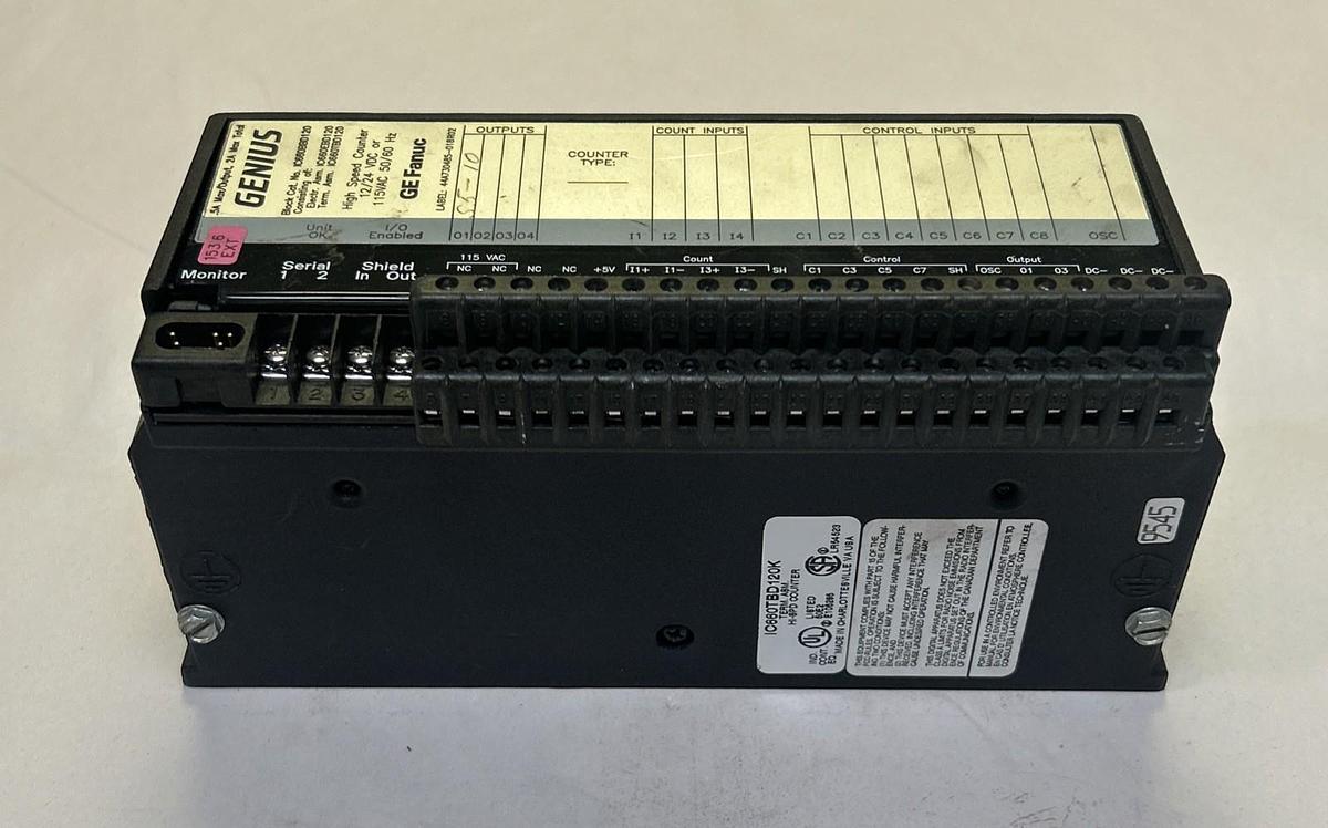 Used GE FANUC,IC660BBD120,HIGH SPEED COUNTER GENIUS MODULE