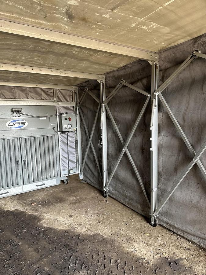 Used United Air Specialties,MCB-06-01-S,Modular Dust Collecting Cabinet