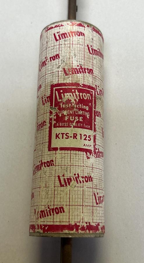 Used BUSSMANN,KTS-R125,LIMITRON FUSE 125A 600V