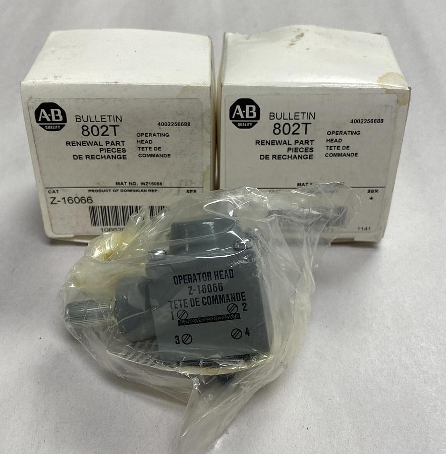 Allen Bradley,Z-16066,Operating Head Lot Of 2 NOS