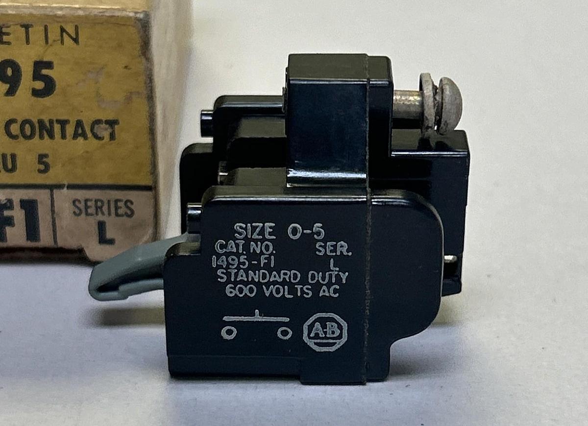 ALLEN BRADLEY,1495-F1,AUXILIARY CONTACT NOS