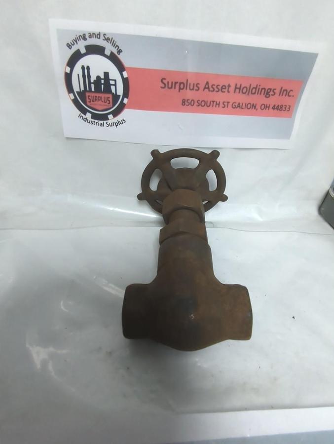 Used HENRY VOGT,B-12270R6,GLOBE VALVE 1/2 INCH PRE-OWNED