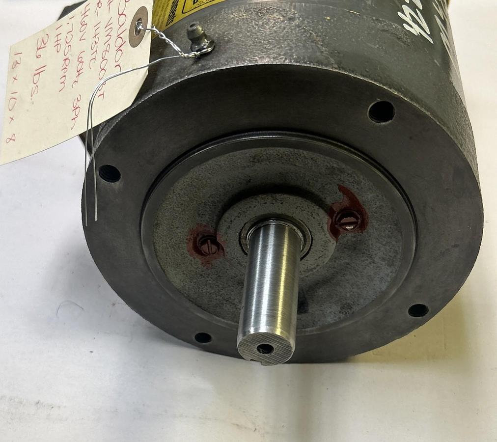 Used BALDOR,VM8003T,INDUSTRIAL MOTOR 1HP 1725RPM 208-230/460V 143TC FRAME