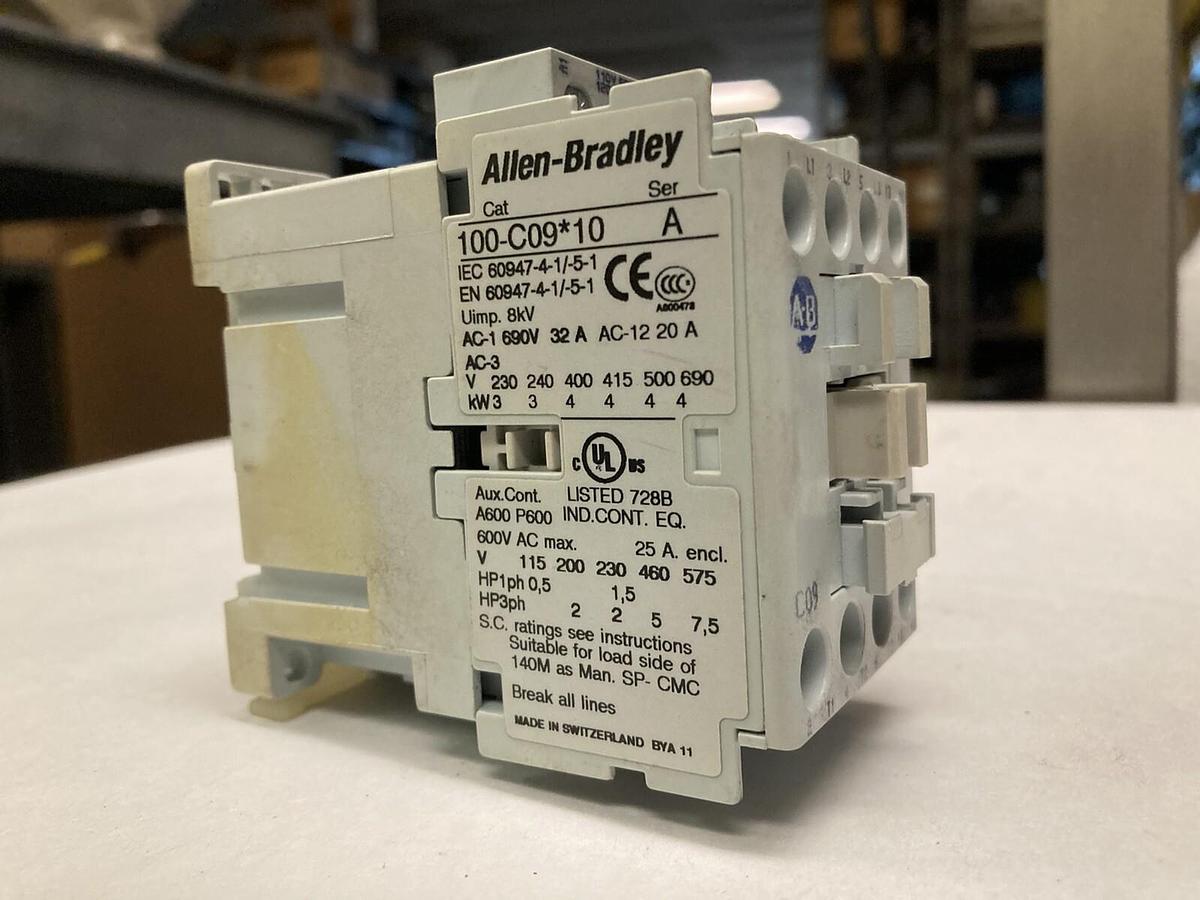 Used Allen Bradley,100-C09*10,Contactor Series A