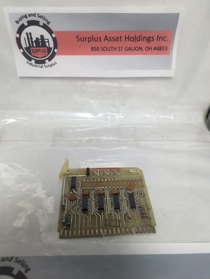 Used DYNAPAR,R544-4,FOUR DECADE FULL COMPARATOR BOARD PRE-OWNED