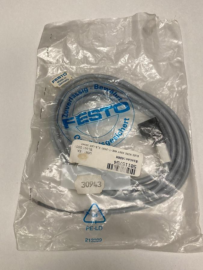 Festo Electric,30943 KME-1-24DC-2,5-LED Plug Socket