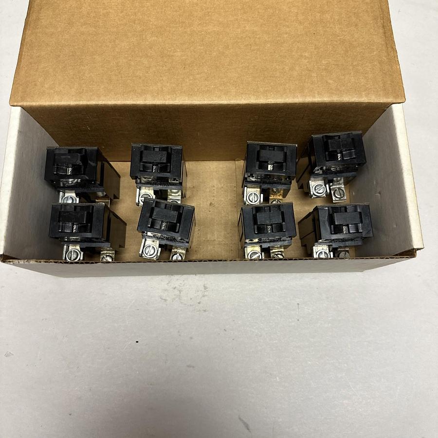 Used Pushmatic,P120,20 AMP Single Pole 120VAC Circuit Breaker LOT of 8