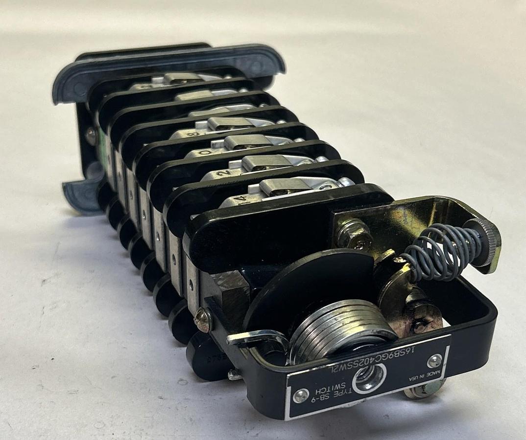 Used GENERAL ELECTRIC,16SB9GC402SSW2L,ROTARY CAM SWITCH