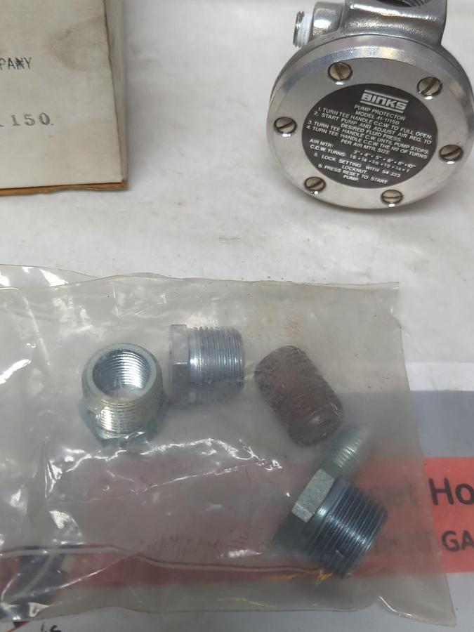 BINKS,MODEL 41 11150,PUMP PROTECTOR NOS