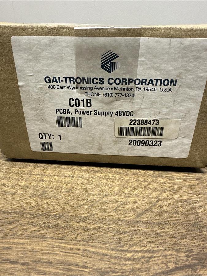 Gai-Tronics,C01B,Power Supply