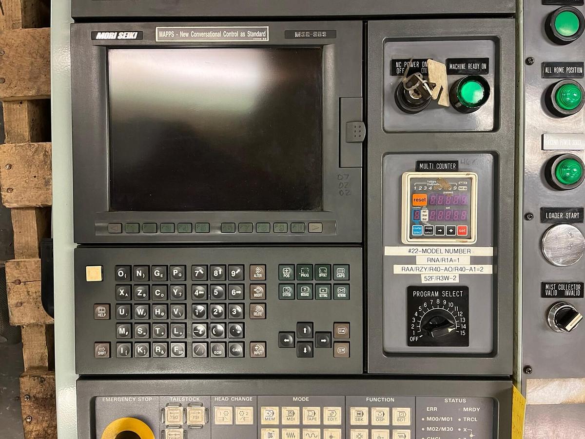 Used MORI SEIKI,CL253DI0746,CL253 CNC LATHE MSG-803 CNC CONTROL PANEL