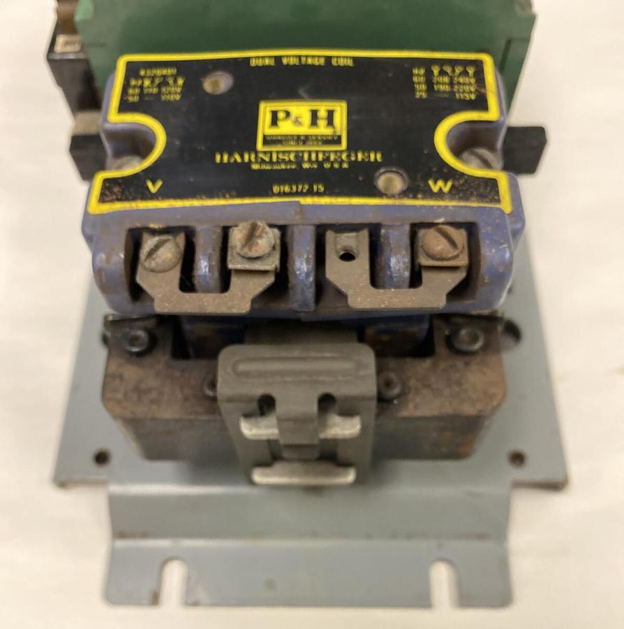 Used P&H,479U10D1,Magnetic Contactor Size 2 50AMP 600V 110-120V Coil