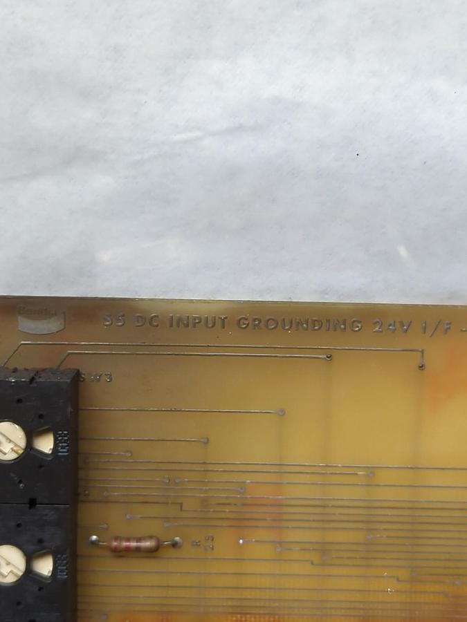 Used BENDIX,3731776B,S5 DC INPUT GROUNDING 24V I/F 2 CIRCUIT BOARD PRE-OWNED