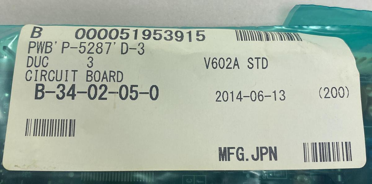 Used ISHIDA,P-5287D3 DUC,BOARD DRIVE CONTROL BOARD NEW