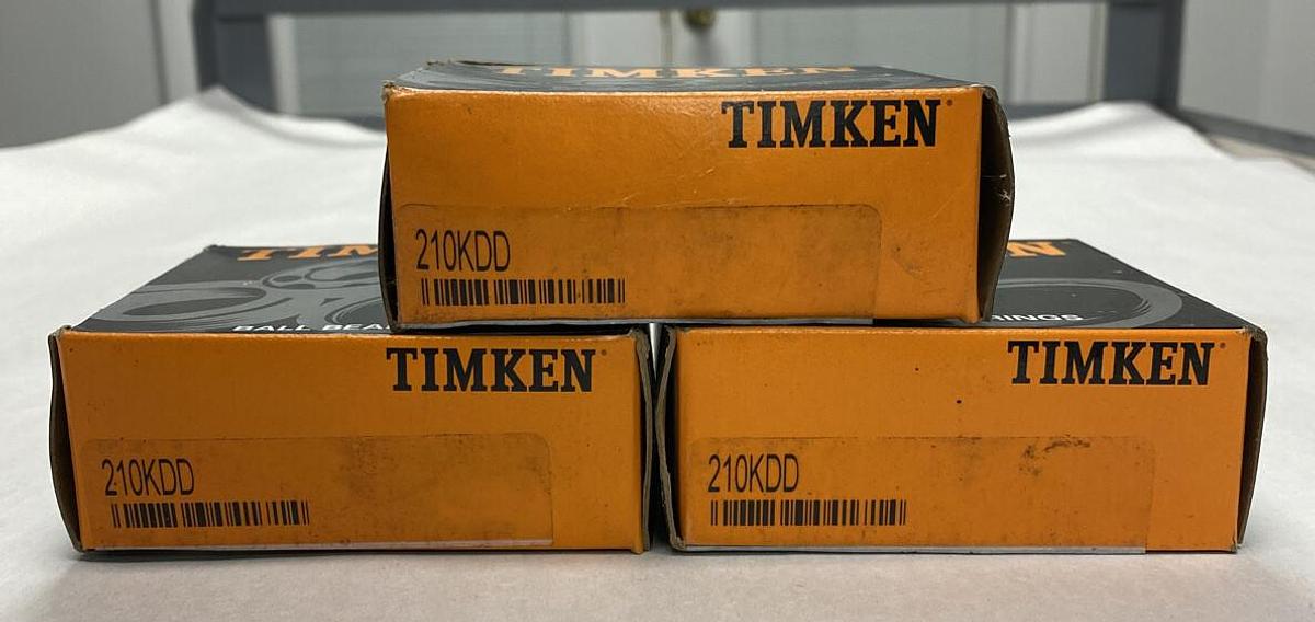 Used Timken,210KDD,Ball Bearing LOT OF 3 NOS