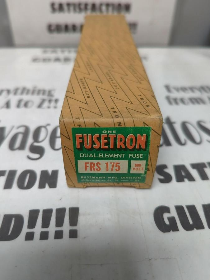 COOPER BUSSMANN,FRS-175,FUSETRON 175 AMP FUSE NOS