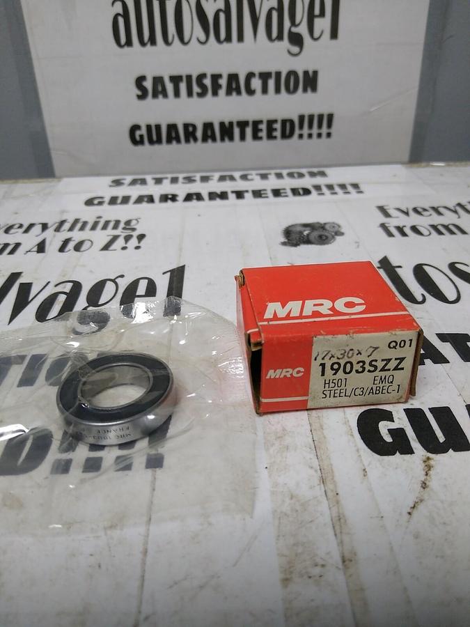 Used MRC,1903SZZ,Deep Groove Ball Bearing NOS