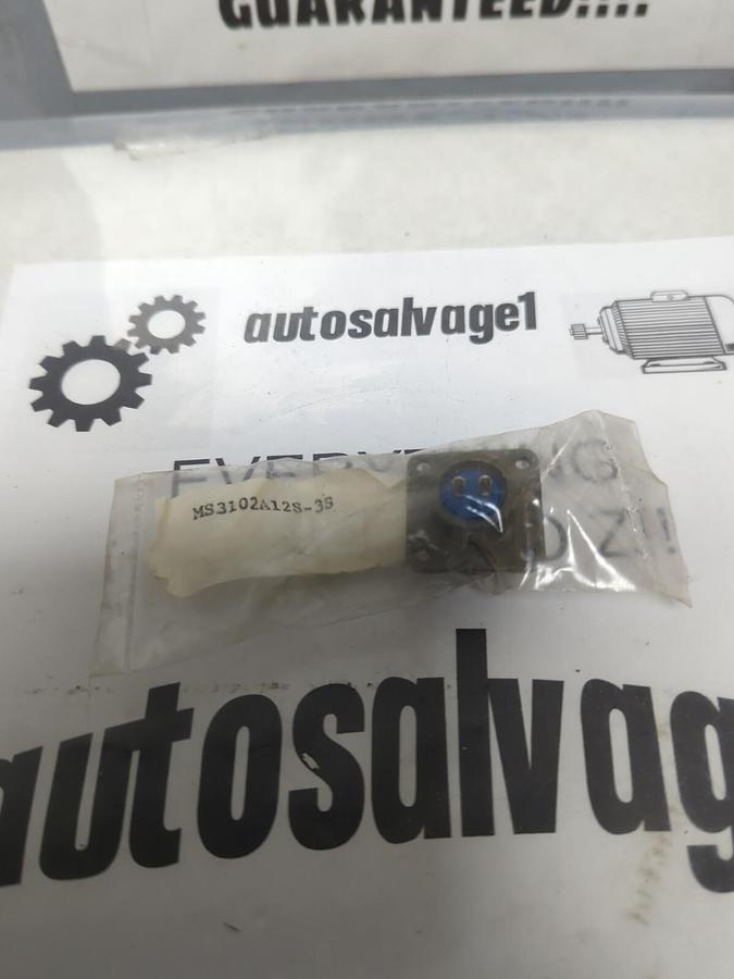 Used AMPHENOL,MS3102A12S-3S,CIRCULAR CONNECTOR RECEPTACLE NEW