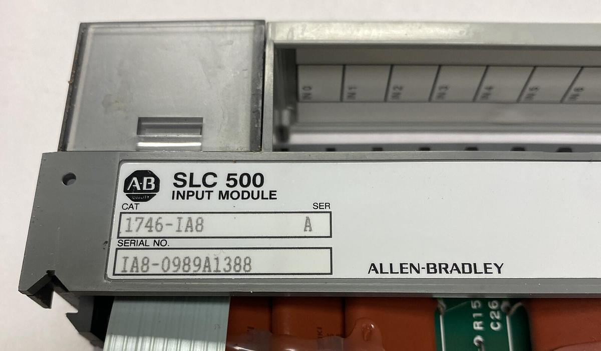 Used ALLEN BRADLEY,1746-IA8,SER A INPUT MODULE