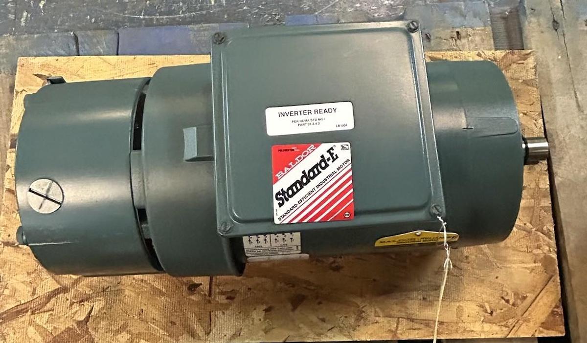 BALDOR,VBM3558T-D,BRAKE MOTOR 2HP 1750RPM 208-230/460V 3PH 145TC FRAME NOS