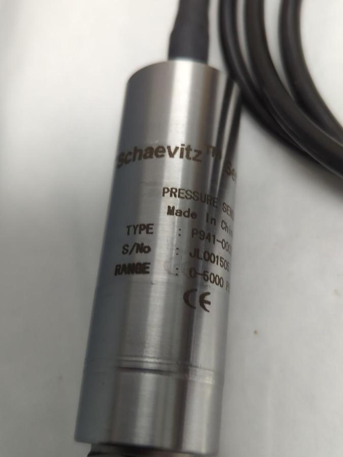 SCHAEVITZ SENSORS,P941-0002,PRESSURE SENSOR 0-5000PSI VG NOS